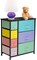 Sorbus Dresser with Drawers - Furniture Storage Tower Unit for Bedroom, Hallway, Closet, Office Organization - Steel Frame, Wood Top, Easy Pull Fabric Bins